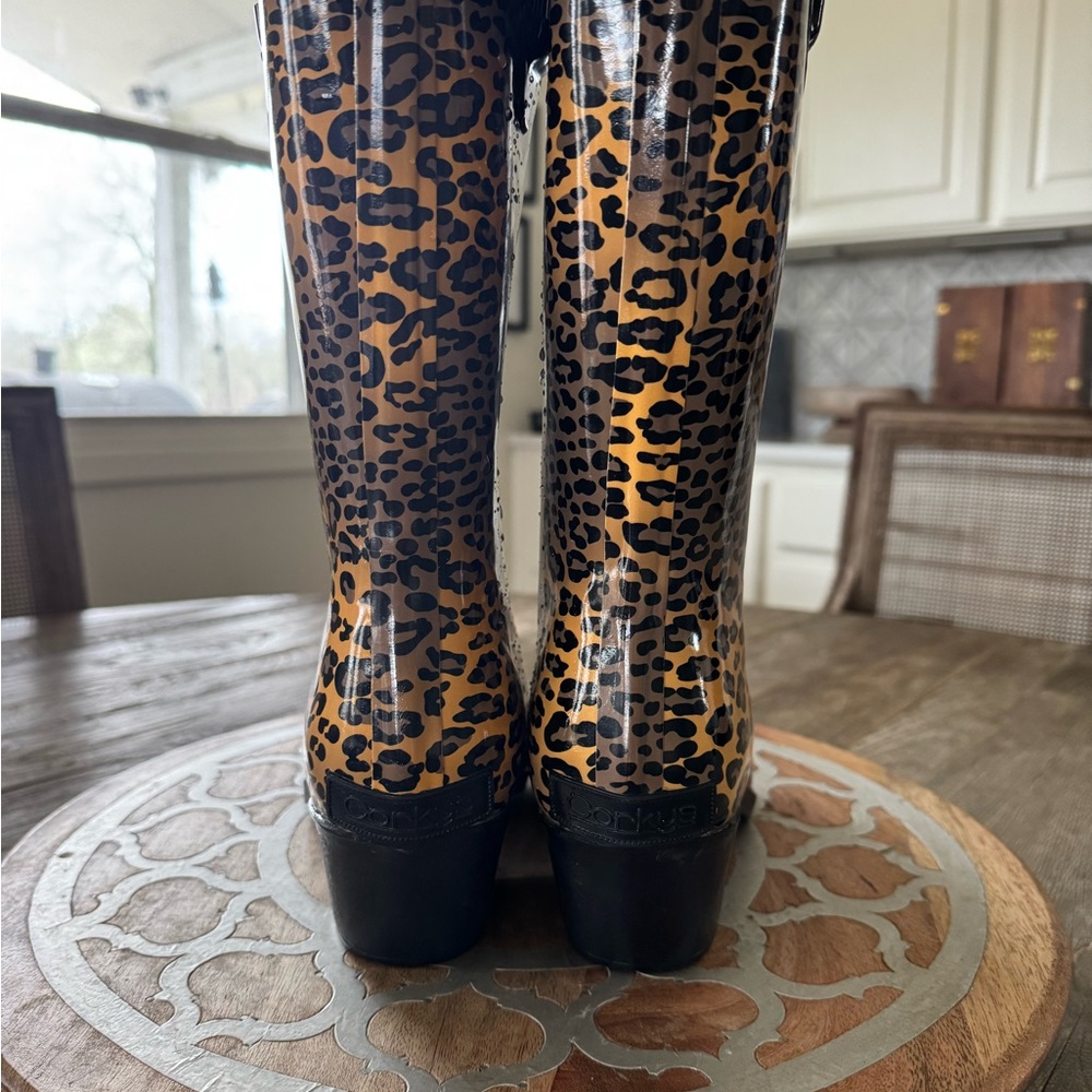 Corky's "Rodeo" Western Cowgirl Rain Boots. Size 10 - Picture 2 of 6